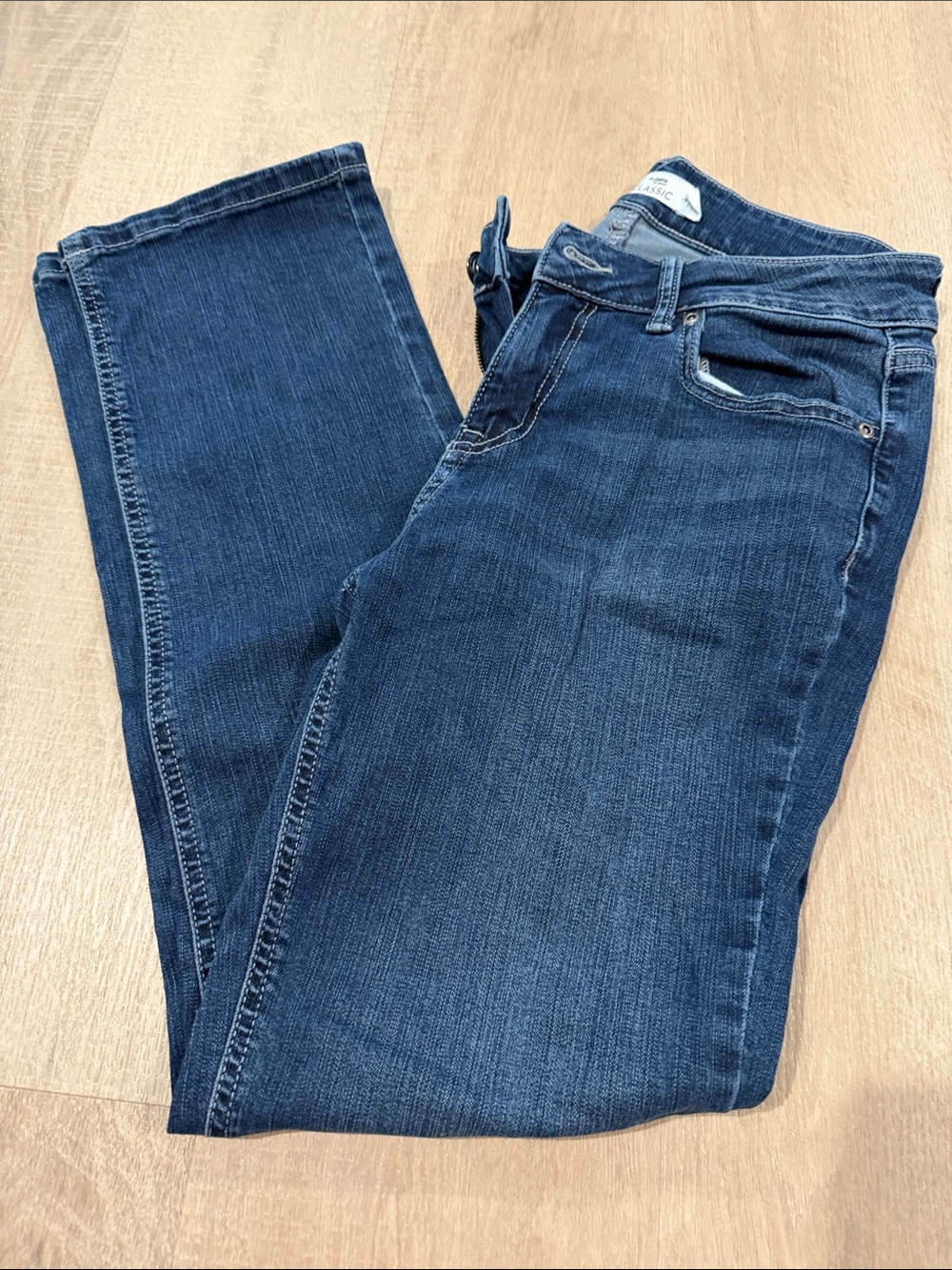 Maurices Straight Leg Women's Jeans - Dark Blue